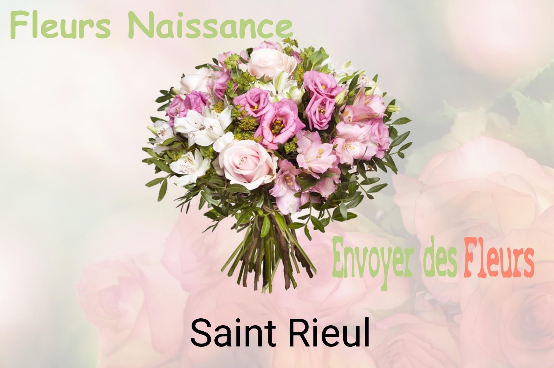 Bouquet de fleurs de naissance livré à Saint-Rieul